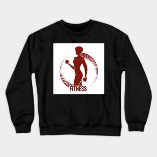 Fitness Logo Crewneck Sweatshirt